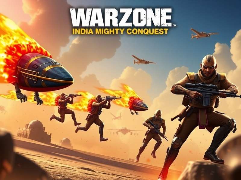 Warzone India Mighty Conquest Game Banner